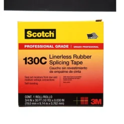 Scotch 3/4 in. W X 30 ft. L Black Vinyl Splicing Tape
