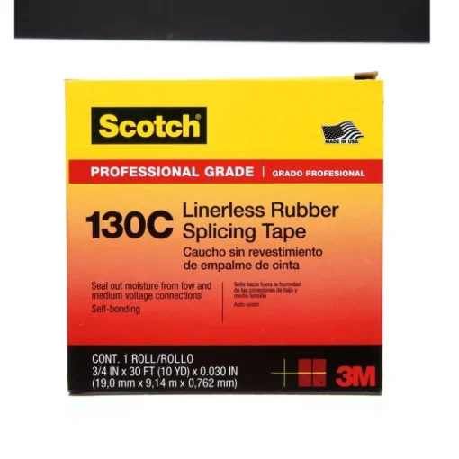 Scotch 3/4 in. W X 30 ft. L Black Vinyl Splicing Tape