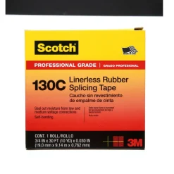 Scotch 3/4 in. W X 30 ft. L Black Vinyl Splicing Tape