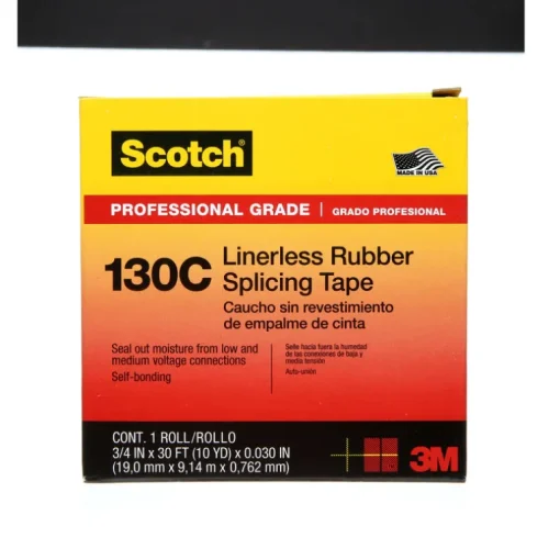 Scotch 3/4 in. W X 30 ft. L Black Vinyl Splicing Tape