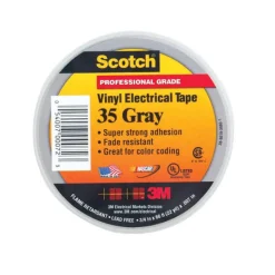 Scotch 3/4 in. W x 66 ft. L Gray Vinyl Electrical Tape (Pack of 10)