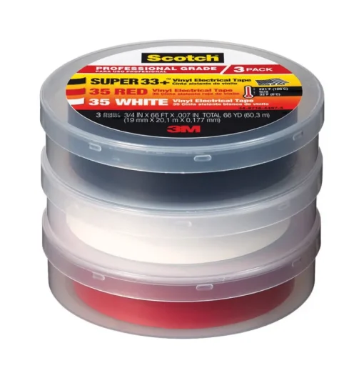 Scotch 3/4 in. W X 66 ft. L Multicolored Vinyl Electrical Tape