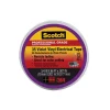 Scotch 3/4 in. W x 66 ft. L Purple Vinyl Electrical Tape (Pack of 5)