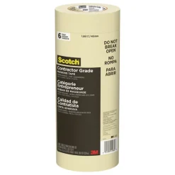 Scotch 1.88 in. W X 60 yd L Tan High Strength Masking Tape 6 pk