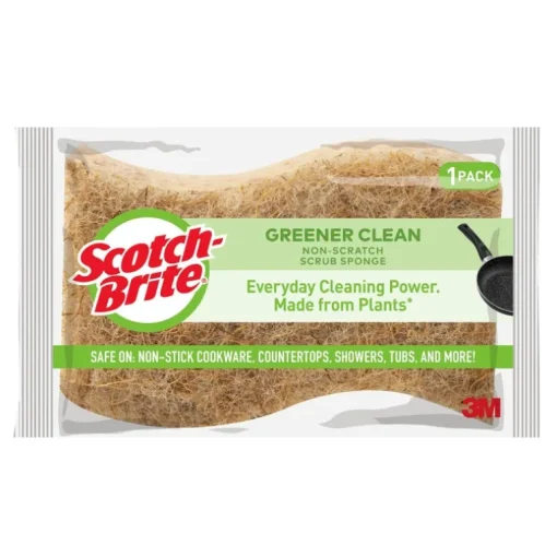 Scotch Brite 97030 Scotch-Brite™ Natural Fiber Scrubbing Sponge (Pack of 12)
