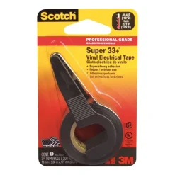 Scotch Super 33+ 3/4 in. W X 200 in. L Black Vinyl Electrical Tape