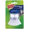 Scotch-Brite 4 in. W Medium Bristle Plastic Handle Soap Dispenser Dish Brush