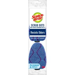 Scotch-Brite Advanced Heavy Duty Sponge Refill For Dishwand 1.65 in. L 2 pk