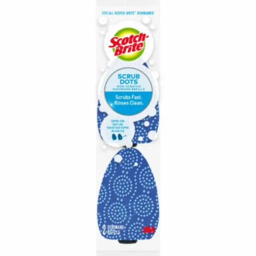 Scotch-Brite Advanced Heavy Duty Sponge Refill For Dishwand 1.65 in. L 2 pk