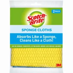Scotch-Brite Delicate, Light Duty Scrubbing Cloths 6.8 in. L 2 pk