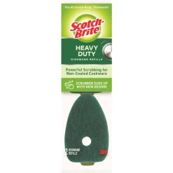 Scotch-Brite Heavy Duty Dishwand Scrubber Refill For Kitchen 2 pk