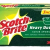 Scotch-Brite Heavy Duty Sponge For Pots and Pans 4.5 in. L 3 pk (Pack of 8)