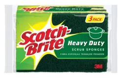 Scotch-Brite Heavy Duty Sponge For Pots and Pans 4.5 in. L 3 pk (Pack of 8)