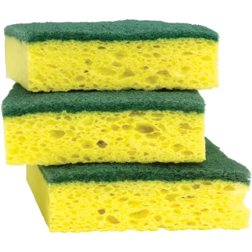 Scotch-Brite Heavy Duty Sponge For Pots and Pans 4.5 in. L 3 pk (Pack of 8)