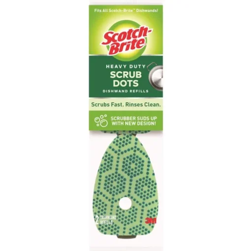 Scotch-Brite Heavy Duty Sponge Refill For Dishwand 1.65 in. L 2 pk