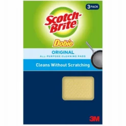 Scotch-Brite Medium Duty Cleaning Pad For All Purpose 4.3 in. L 3 pk (Pack of 8)