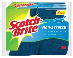 Scotch-Brite Non-Scratch Scrubber Sponge For Multi-Purpose 4.4 in. L 6 pk