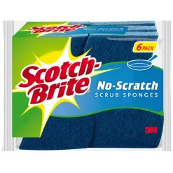 Scotch-Brite Non-Scratch Scrubber Sponge For Multi-Purpose 4.4 in. L 6 pk