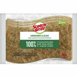 Scotch-Brite Non-Scratch Sponge For Multi-Purpose 4.5 in. L 3 pk (Pack of 8)
