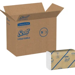 Scott C-Fold Towels 200 sheet 1 ply 9 pk (Pack of 9)