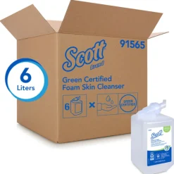 Scott Essential Fragrance Free Scent Foam Hand Soap 1 L (Pack of 6).