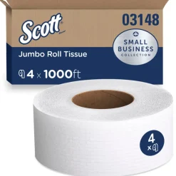 Scott Toilet Paper 4 Rolls 1000 sheet 1000 ft.