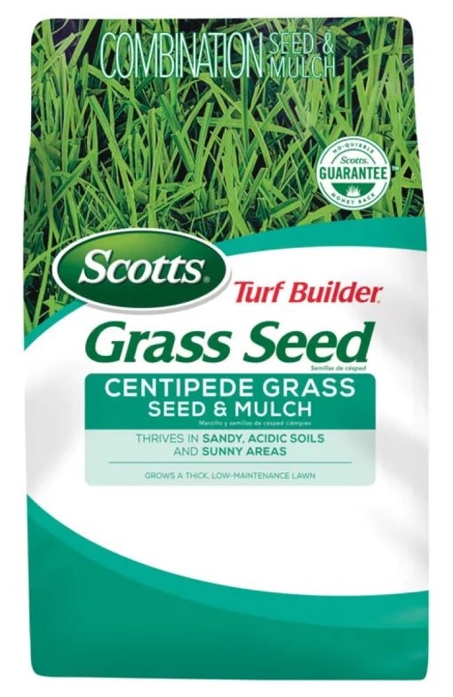 Scotts Centipede Grass Full Sun Seed/Mulch and Fertilizer 2000 sq. ft. Coverage 5 lbs.