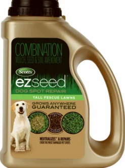 Scotts EZ Seed Tall Fescue Grass Sun or Shade Pet/Dog Spot Grass Repair Seed 2 lb