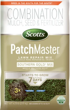 Scotts PatchMaster Southern Gold Tall Fescue Lawn Repair Seed Mix 10 lb.