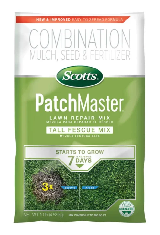 Scotts PatchMaster Tall Fescue Grass Sun or Shade Grass Spot Repair Mix 10 lb