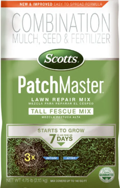 Scotts PatchMaster Tall Fescue Grass Sun or Shade Grass Spot Repair Mix 4.75 lb