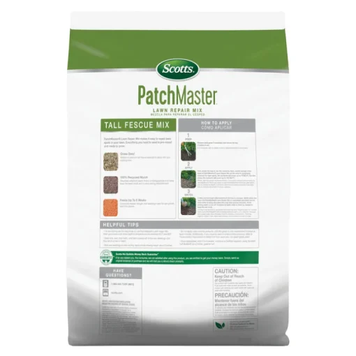 Scotts PatchMaster Tall Fescue Grass Sun or Shade Grass Spot Repair Mix 4.75 lb