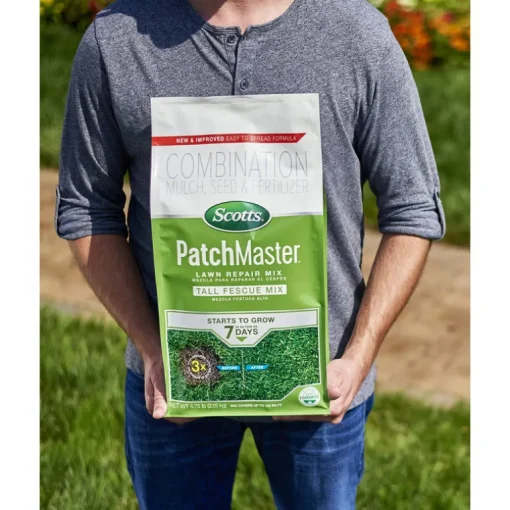 Scotts PatchMaster Tall Fescue Grass Sun or Shade Grass Spot Repair Mix 4.75 lb