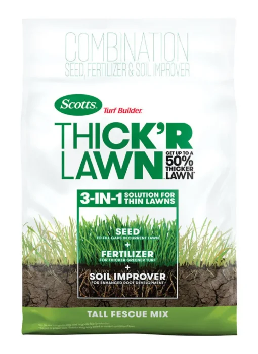Scotts Turf Builder ThickR Lawn All-Purpose Lawn Fertilizer For Tall Fescue Grass 4000 sq ft