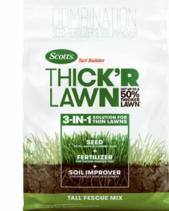 Scotts Turf Builder ThickR Lawn All-Purpose Lawn Fertilizer For Tall Fescue Grass 4000 sq ft