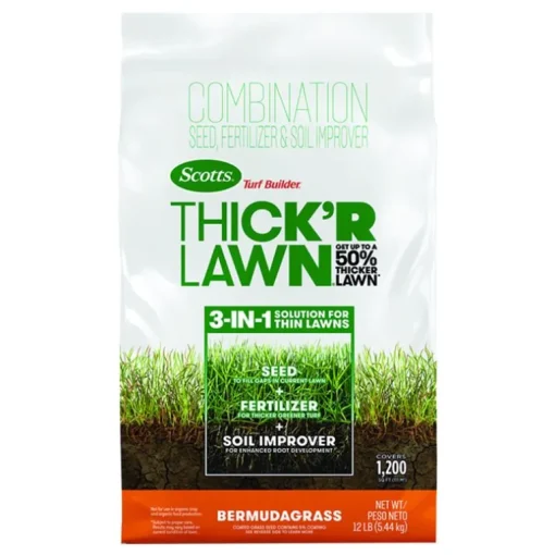 Scotts Turf Builder Thick'R Lawn Bermuda Grass Seed Mixture 12 lbs.