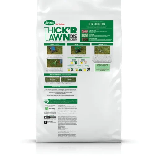 Scotts Turf Builder Thick'R Lawn Bermuda Grass Seed Mixture 12 lbs.