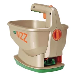 Scotts Wizz 60 in. W Handheld Spreader For Fertilizer/Ice Melt/Seed 4 lb