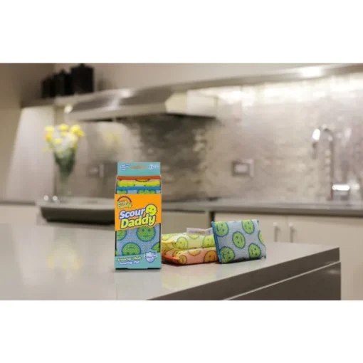 Scrub Daddy Scour Daddy Heavy Duty Sponge For Household 3 Pk