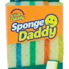 Scrub Daddy Sponge Daddy Heavy Duty Sponge For Multi-Purpose 4 pk