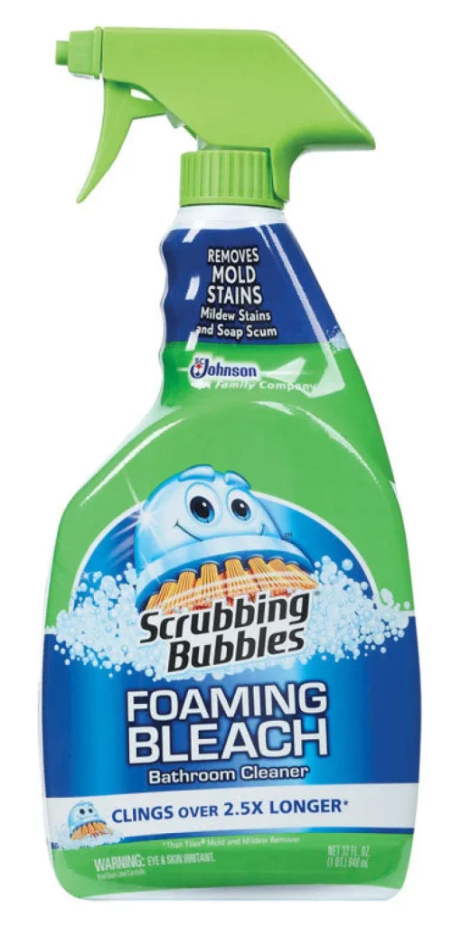 Scrubbing Bubbles Foaming Bleach No Scent Bathroom Cleaner 32 oz. Liquid (Pack of 8)