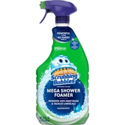 Scrubbing Bubbles Mega Shower Foamer Rainshower Scent Bathroom Cleaner 32 oz. (Pack of 8)
