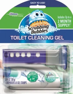 Scrubbing Bubbles Rainshower Scent Continuous Toilet Cleaning System 1.34 oz Gel
