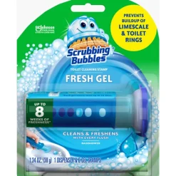 Scrubbing Bubbles Rainshower Scent Continuous Toilet Cleaning System 1.34 oz Gel