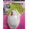 Scruffys White Plush/Synthetic Rubber Vibrating Mouse Pet Toy Small 1 pk