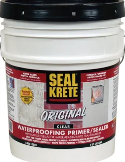 Seal Krete Original Clear Waterproofing Primer & Sealer 5 gal.