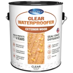 Seal-Once Nano Flat Clear Water-Based Premium Wood Sealer 1 gal