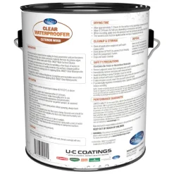 Seal-Once Nano Flat Clear Water-Based Premium Wood Sealer 1 gal