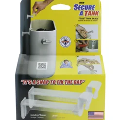 Secure A Tank Toilet Tank Brace White
