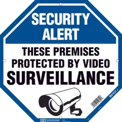 SECURITY ALERT SIGN